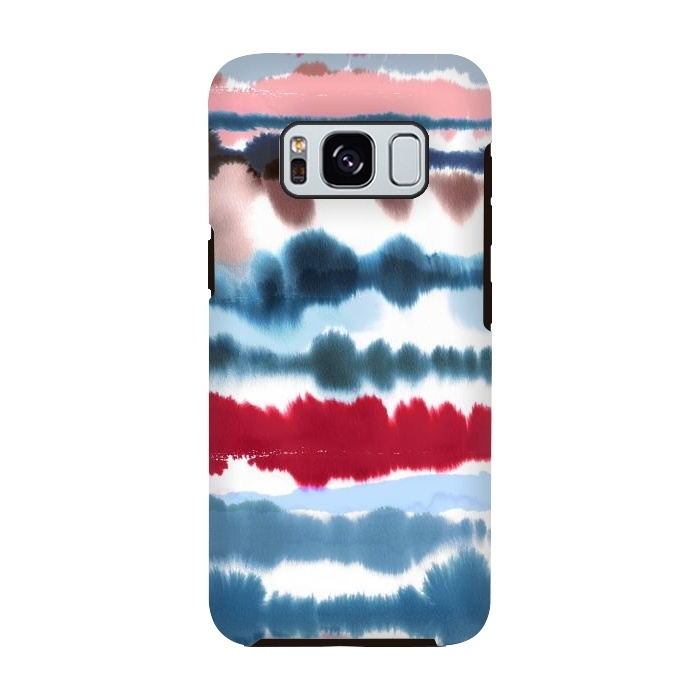 Galaxy S8 StrongFit Soft Nautical Watercolor by Ninola Design