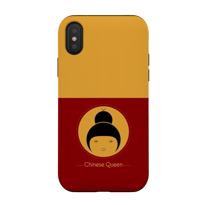 iPhone Xs / X StrongFit chinese queen by TMSarts