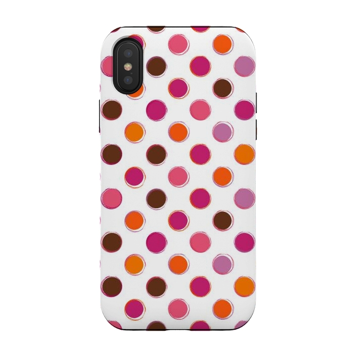 iPhone Xs / X StrongFit Colorful Confetti by Allgirls Studio