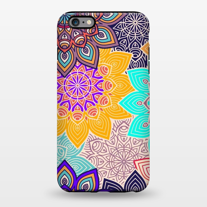 iPhone 6/6s plus StrongFit Repeated Tropical Mandalas by ArtsCase