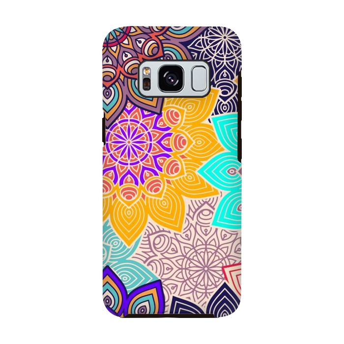 Galaxy S8 StrongFit Repeated Tropical Mandalas by ArtsCase