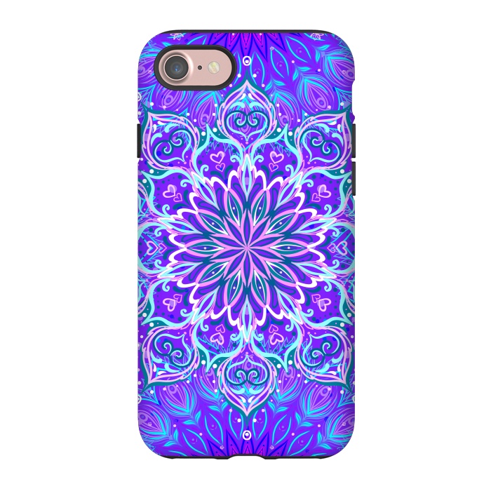 iPhone 7 Cases Purple Mandalas by ArtsCase | ArtsCase