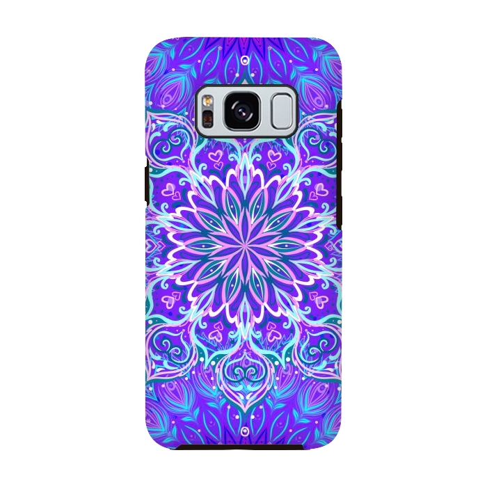 Galaxy S8 StrongFit Purple Mandalas For The Day by ArtsCase