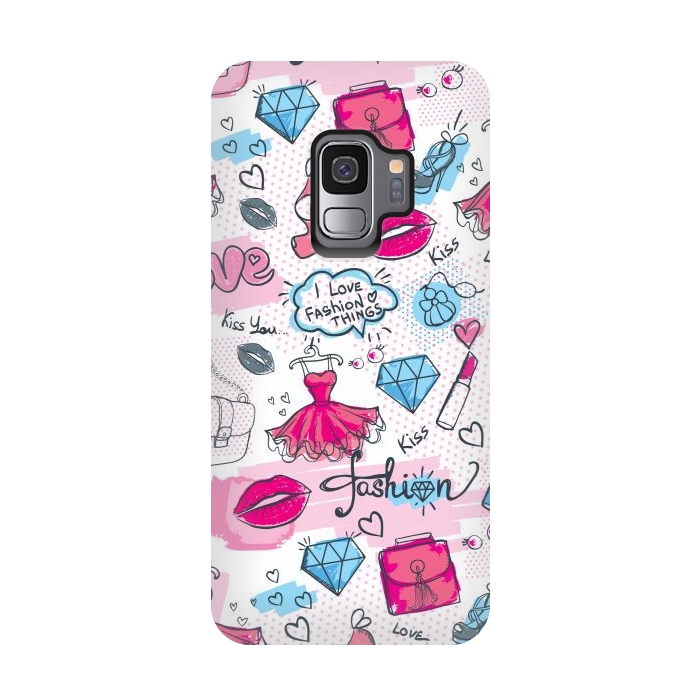 Galaxy S9 StrongFit Fashionable Girls by ArtsCase