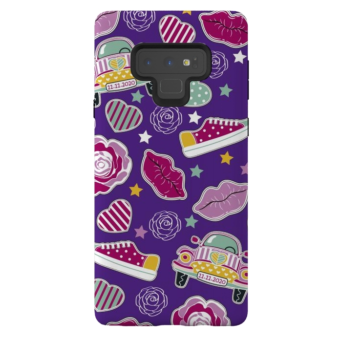 Galaxy Note 9 StrongFit Purple Hippie Style by ArtsCase