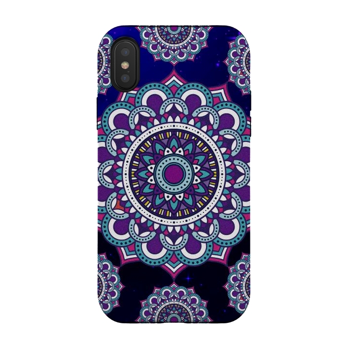 iPhone Xs / X StrongFit Repetition Of Mandalas by ArtsCase
