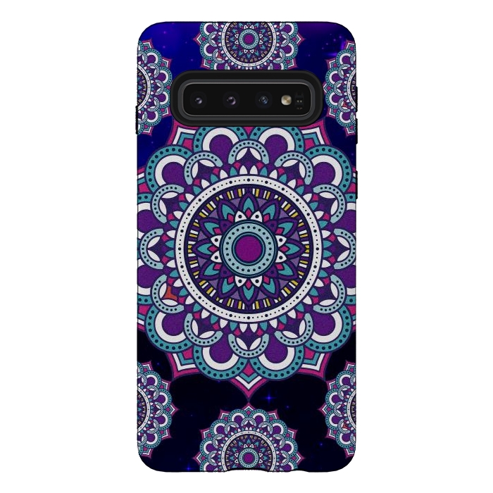 Galaxy S10 StrongFit Repetition Of Mandalas by ArtsCase