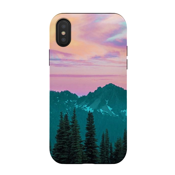 iPhone Xs / X StrongFit Holographic Sky by Uma Prabhakar Gokhale