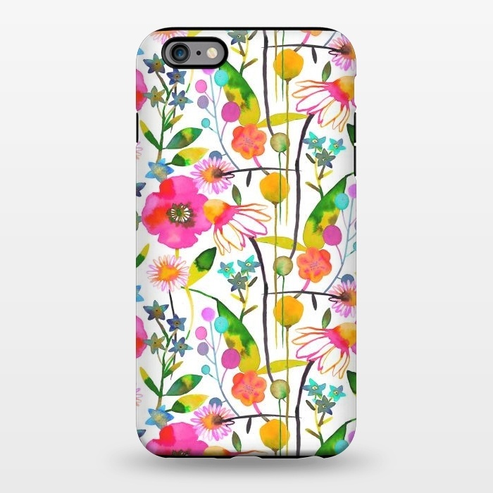 iPhone 6/6s plus StrongFit Happy Spring Flowers by Ninola Design