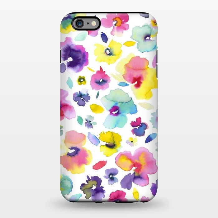 iPhone 6/6s plus StrongFit Watercolor Tropical Flowers by Ninola Design