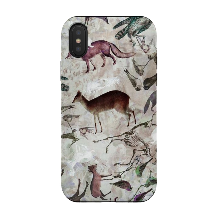 iPhone Xs / X StrongFit Woodland animals by Oana 