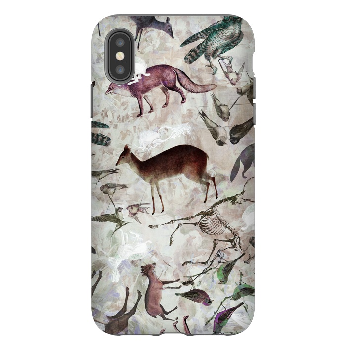 iPhone Xs Max StrongFit Woodland animals by Oana 
