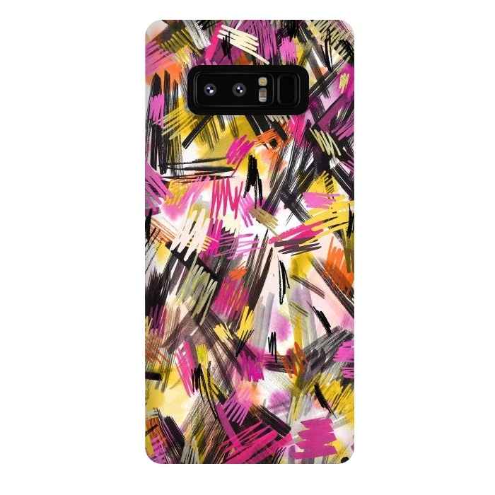 Galaxy Note 8 StrongFit Modern Lipstick Traces by Ninola Design