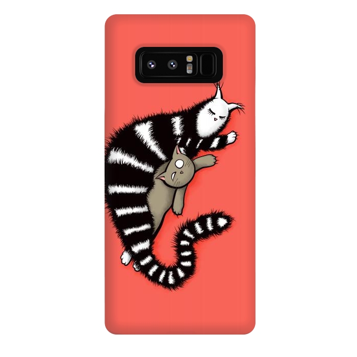 Galaxy Note 8 StrongFit Cat Mother Protects Her Kitty Child by Boriana Giormova