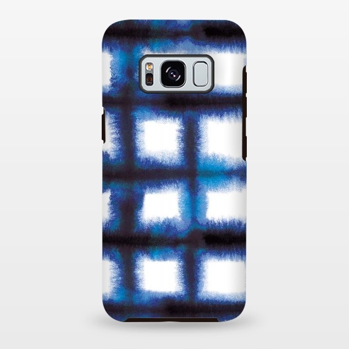 Galaxy S8 plus StrongFit Shibori Indigo by Ninola Design