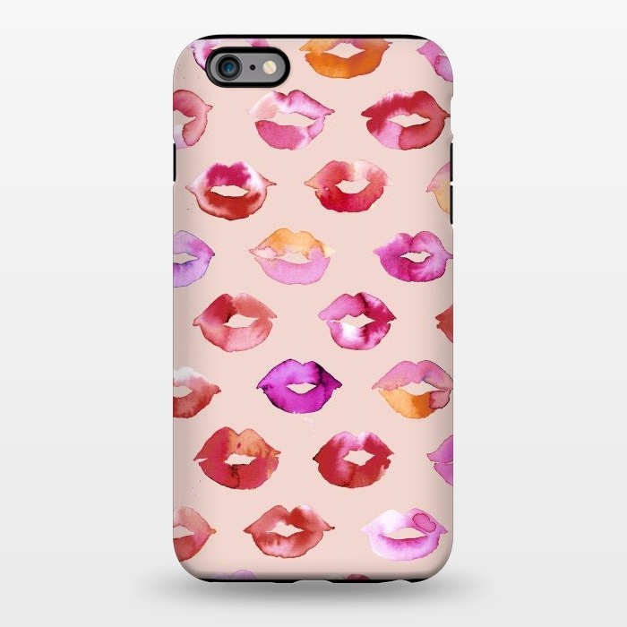 iPhone 6/6s plus StrongFit Sweet Kisses Lips by Ninola Design
