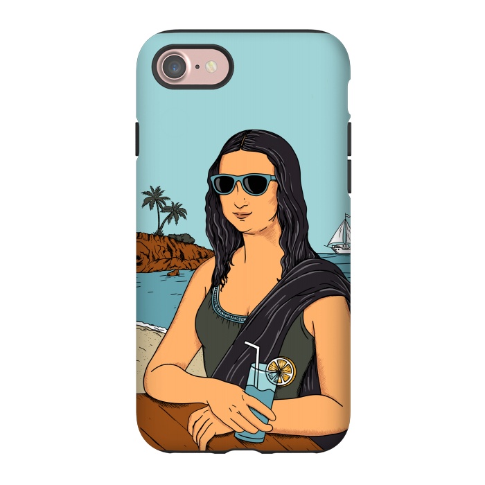 iPhone 7 StrongFit Mona Lisa Beach by Coffee Man