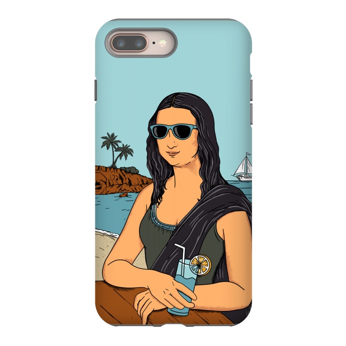 iPhone 7 plus StrongFit Mona Lisa Beach by Coffee Man