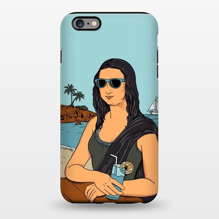 iPhone 6/6s plus StrongFit Mona Lisa Beach by Coffee Man