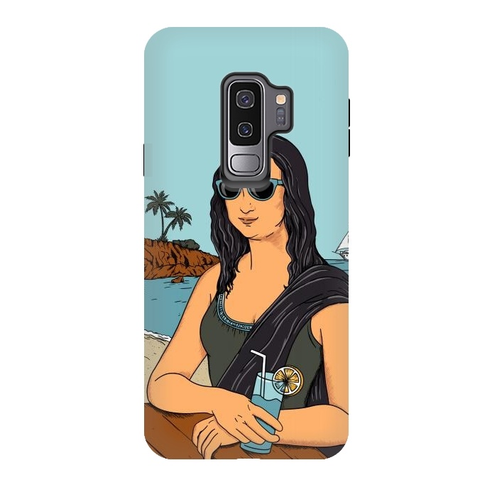 Galaxy S9 plus StrongFit Mona Lisa Beach by Coffee Man