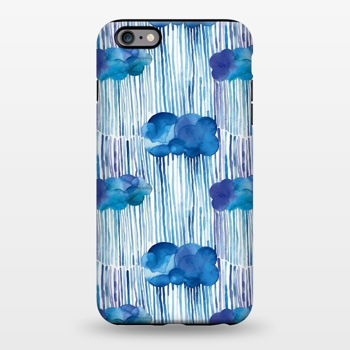 iPhone 6/6s plus StrongFit Raining Blue Clouds by Ninola Design