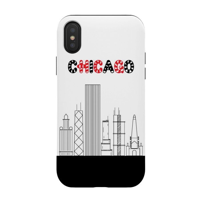 iPhone Xs / X StrongFit chicago by TMSarts