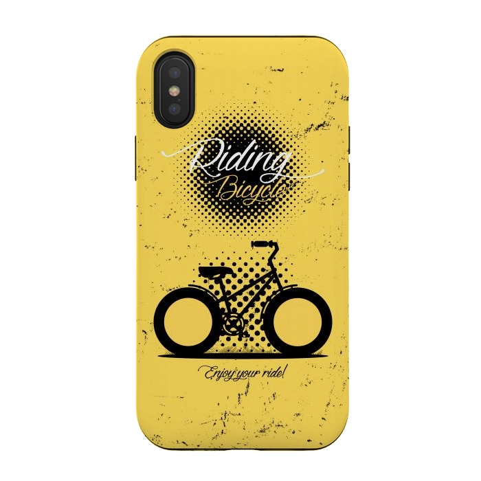 iPhone Xs / X StrongFit bicycle riding by TMSarts