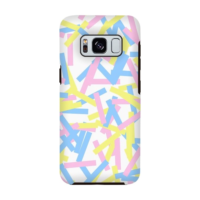 Galaxy S8 StrongFit Rectangular Confetti Pastel by Ninola Design