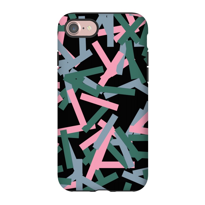 iPhone 7 StrongFit Rectangular Confetti Pink by Ninola Design