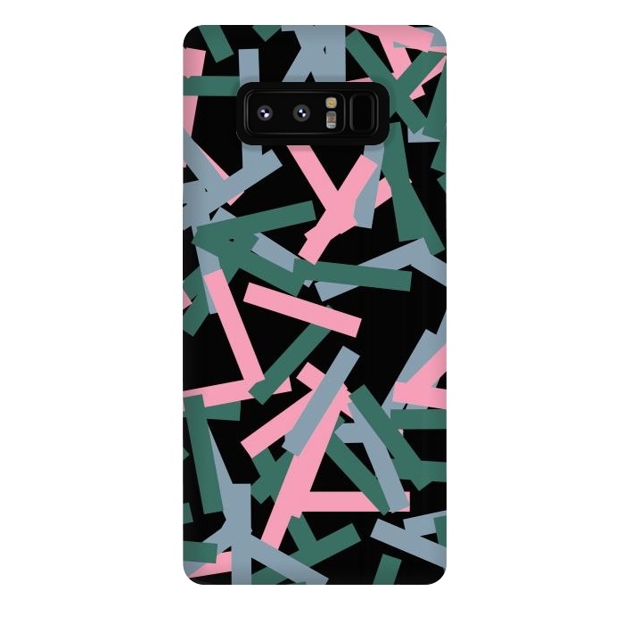 Galaxy Note 8 StrongFit Rectangular Confetti Pink by Ninola Design