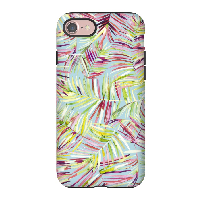 iPhone 7 StrongFit Tranquility Tropical Palms by Ninola Design