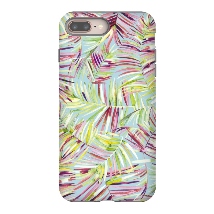 iPhone 7 plus StrongFit Tranquility Tropical Palms by Ninola Design
