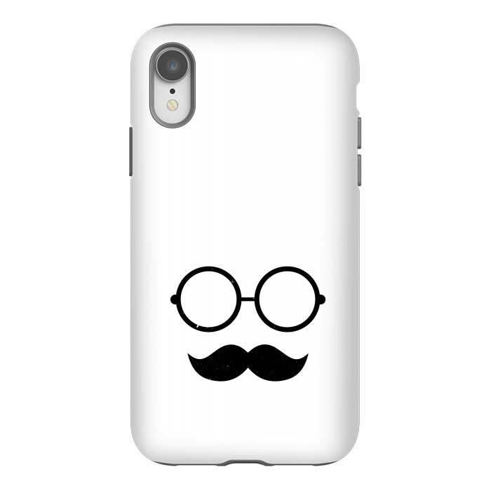 iPhone Xr StrongFit cool mustache by TMSarts