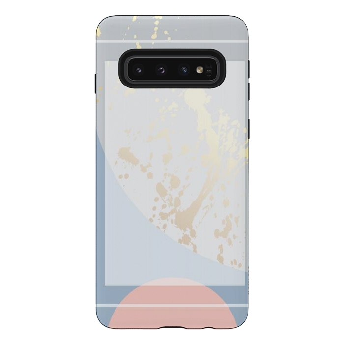 Galaxy S10 StrongFit Pastel Colors In Marbling by ArtsCase