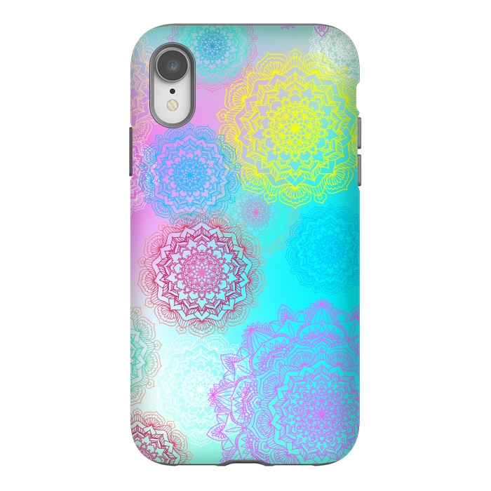 iPhone Xr StrongFit Lights On Mandalas by ArtsCase