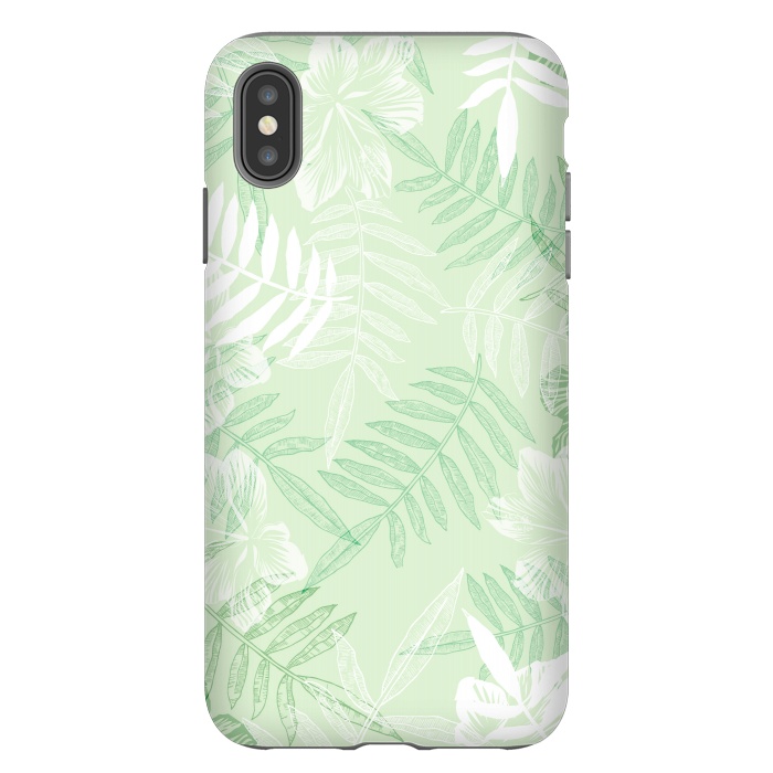 iPhone Xs Max StrongFit tropical Green  by Rose Halsey