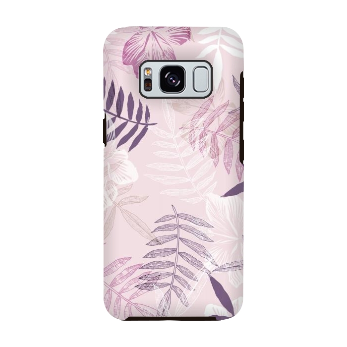 Galaxy S8 StrongFit Tropical Pink Dreams by Rose Halsey