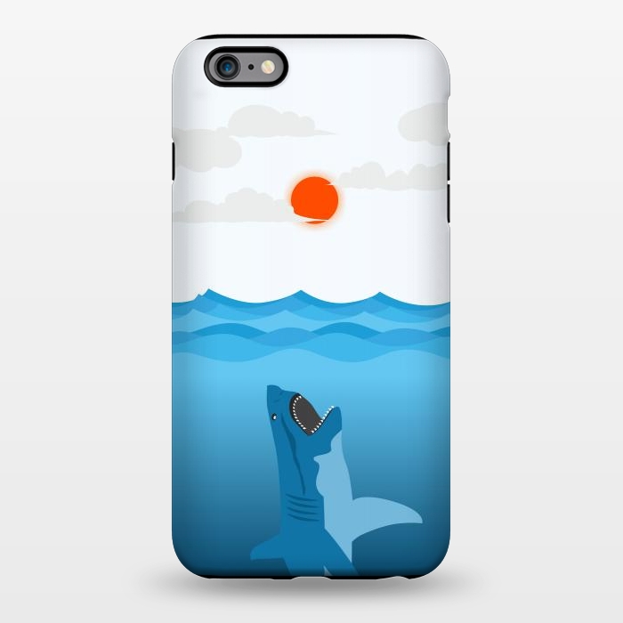 iPhone 6/6s plus StrongFit Shark Eats Sun by Creativeaxle