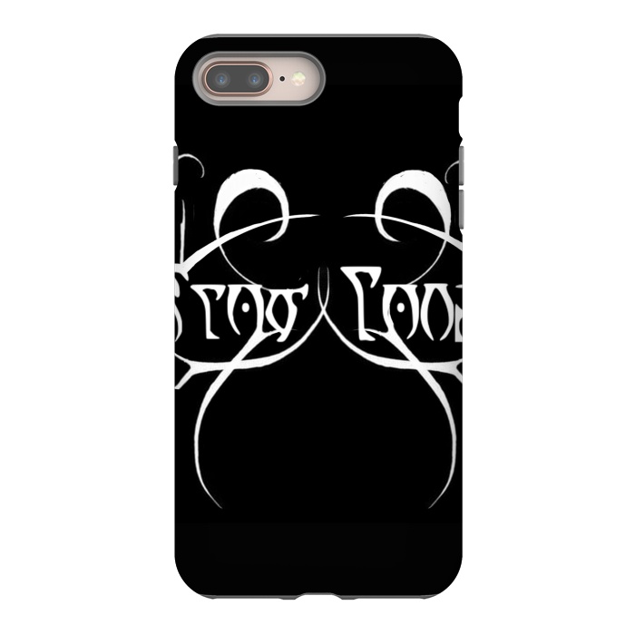 iPhone 7 plus StrongFit Slow Love metallica font design black metal by Josie