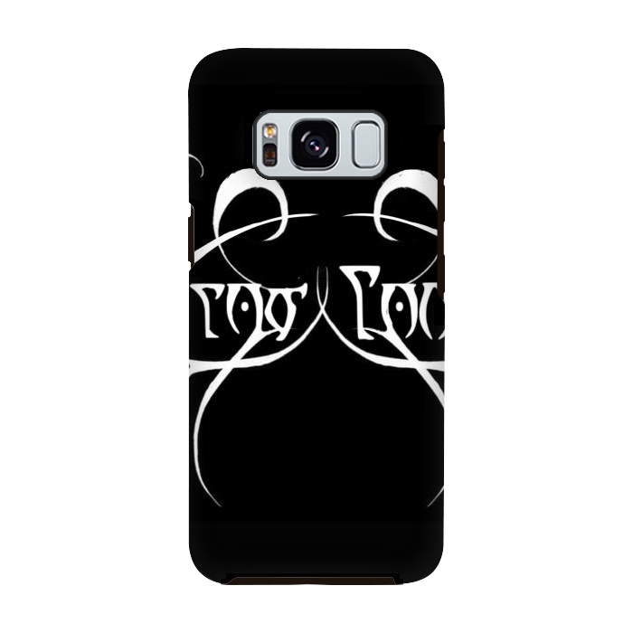 Galaxy S8 StrongFit Slow Love metallica font design black metal by Josie