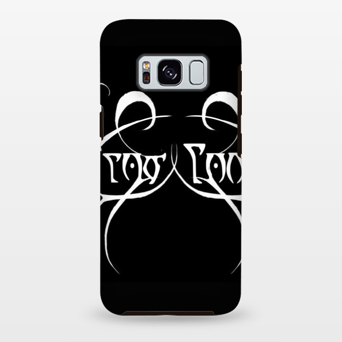 Galaxy S8 plus StrongFit Slow Love metallica font design black metal by Josie