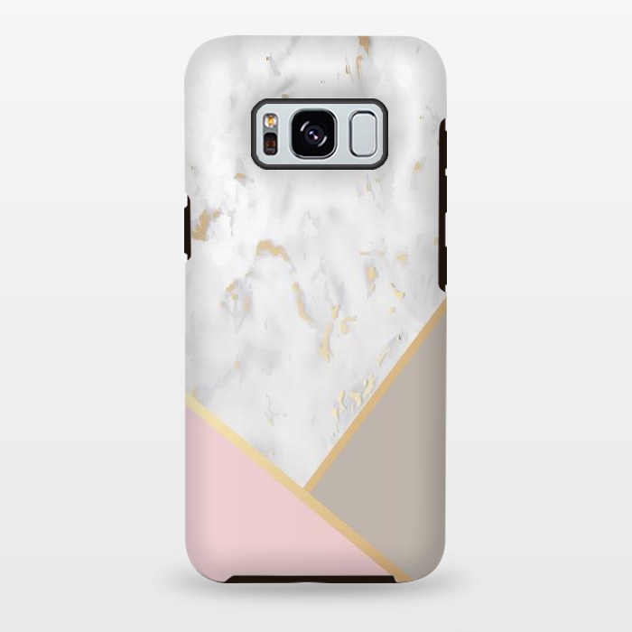 Galaxy S8 plus StrongFit Marble Geometry 0011 by ArtsCase