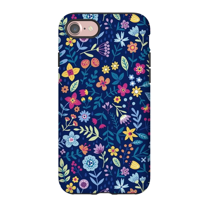 iPhone 7 StrongFit Multicolor Beautiful Flowers  by ArtsCase