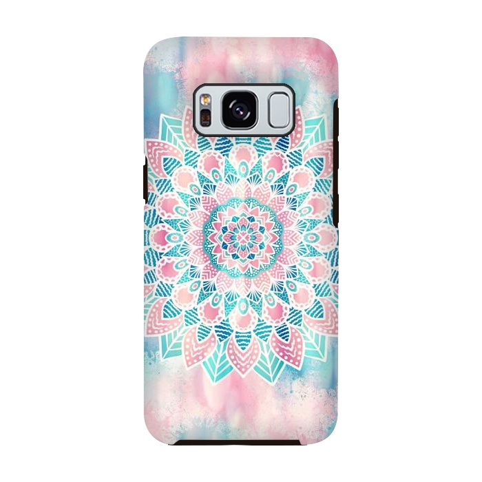 Galaxy S8 StrongFit Flower mandala art by Jms