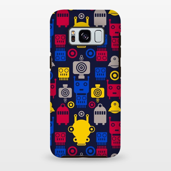 Galaxy S8 plus StrongFit colorful robots by TMSarts