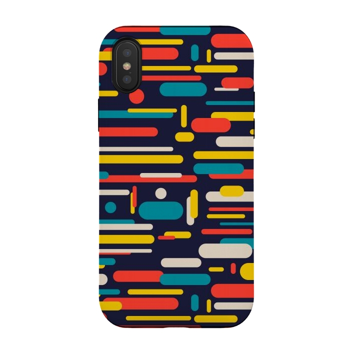 iPhone Xs / X StrongFit colorful rounded rectangle by TMSarts