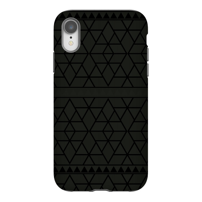 iPhone Xr StrongFit dark triangle by TMSarts