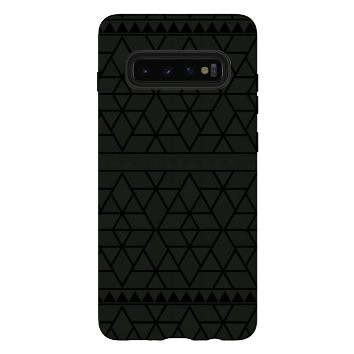 Galaxy S10 plus StrongFit dark triangle by TMSarts