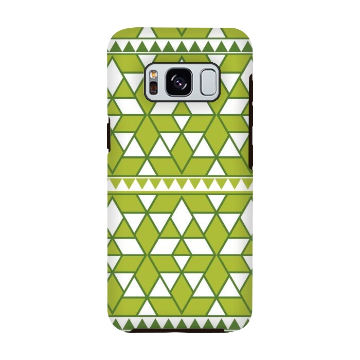 Galaxy S8 StrongFit green triangle by TMSarts