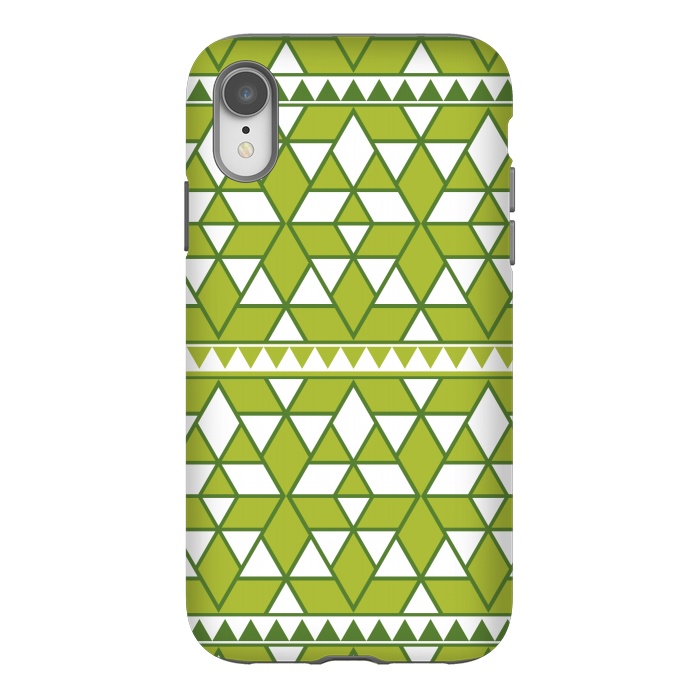 iPhone Xr StrongFit green triangle by TMSarts